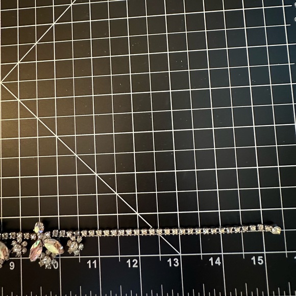 Vintage AB Crystal rhinestone Necklace SO GORGEOUS! - Picture 5 of 17